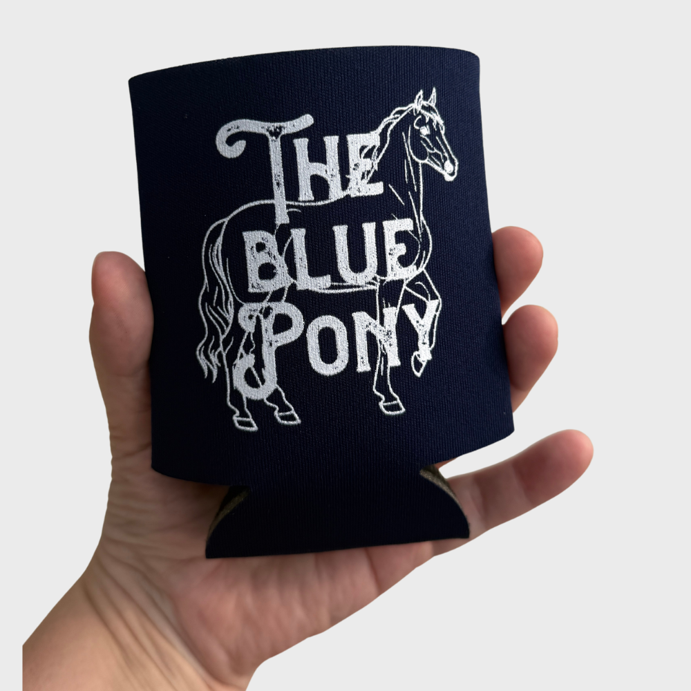 The Blue Pony Koozie